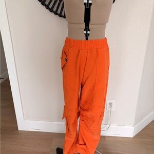 Tiger Friday Bright Orange Cargo Pants
